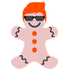Gingembre, roux, noël, drôle