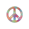 Hippie Peace Sign T-Shirts | Hippies Cadeaus