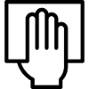 Hand mit Stimmzettel