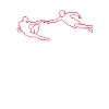 Michelangelo Adam Line Art