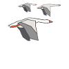 three flying geese