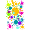 Bunte klekse (b)