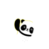 Panda from the zipper