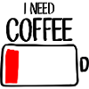 Crimson Block on Black Canvas