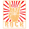 Rockband Rocker Horns Finger Zeichen