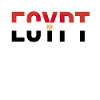 Egypt Flag Bold Typographic