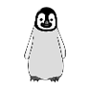 Petit pingouin mignon