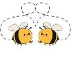 Bee love heart
