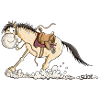 Funny Slide Horse