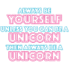 Always be yourself