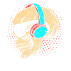 Musique Casques Skull Crâne