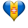 Heart Madeira Flag