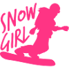 snowgirl snowboarder woman female