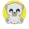 Animaux mignons ours mignon