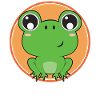 Süßer Frosch