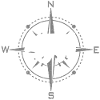 Compass with polar bear | Nordland