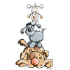 Funny Dog Tower