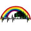 WALD HERZSCHLAG HAMBI REGENBOGEN