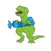 T-Rex dinosaure Dino Scolarisation
