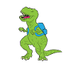 T-Rex dinosaure Dino Scolarisation