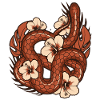 Snake Jungle Tropical snake hibiscus