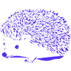 Blauer Igel