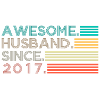 Awesome Husband since 2017 gift
