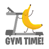 TREADMILL banana GYM TIME