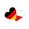 Heart countries couple Germany Poland