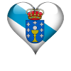 Heart Galicia Flag