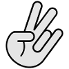 JDM Peace Hand 2c