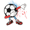 Dabbing football