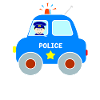 De autokinderen van de politie