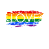 LGBTQ Pride Rainbow Love