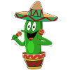 Fiesta Cactus Party Sombrero