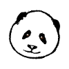 Panda animal motif