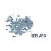 Iceland, Iceland map