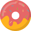 Donut, Essen