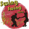 Couple dancing swing