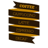 Café Cappuccino Latte Espresso Decaf