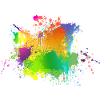 Splashes of colour