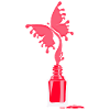 Beauty, Mädchenhaft, Fingernägel Nageldesign Finge