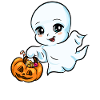 Costume da bambino fantasma zucca di Halloween per bambini