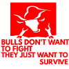 Against bullfighting animal rights activists
