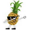 Dabbende pineapple