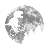 Dino Bicycle Flying Moon