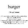 Burger (Hamburger) Definition Dictionary