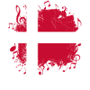 Danemark Drapeau Musique