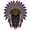 Indian Skull Skeleton Gift