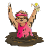 Mud Run Sloth